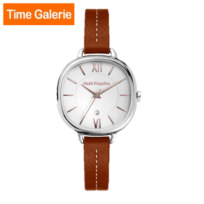 Hush Puppies HP.3892L.2518 Vermillion Leather Band Women Analog Watch